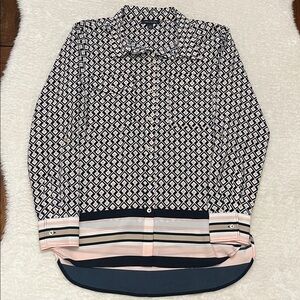 TOMMY HILFIGER Career Button Front Blouse